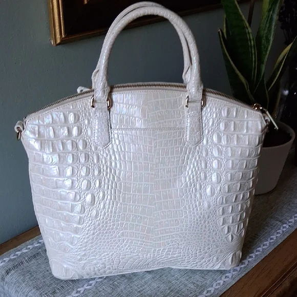 Brahmin Duxbury Large Satchel w/Matching Wallet - Picture 4 of 12